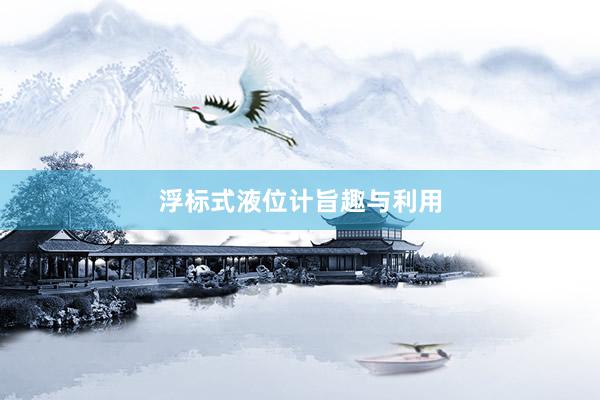 浮标式液位计旨趣与利用